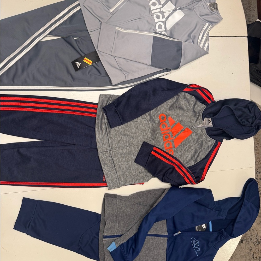 Adidas Track suit boys size 7